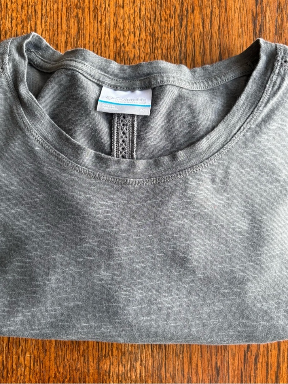 Columbia Grey Heather Long Sleeve Crewneck size Medium - Picture 11 of 13